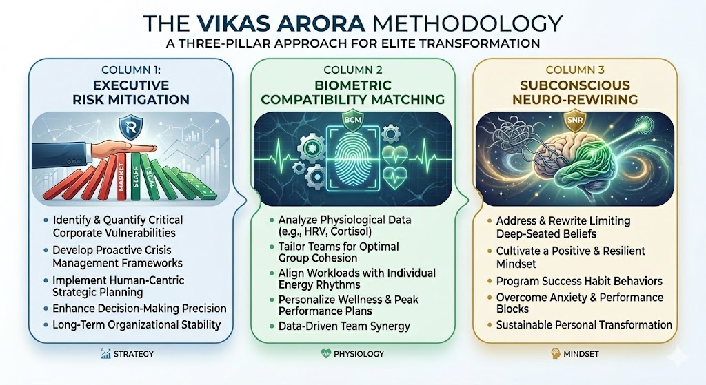 Three-pillar methodology for executive risk mitigation and subconscious rewiring designed by a handwriting analysis expert.